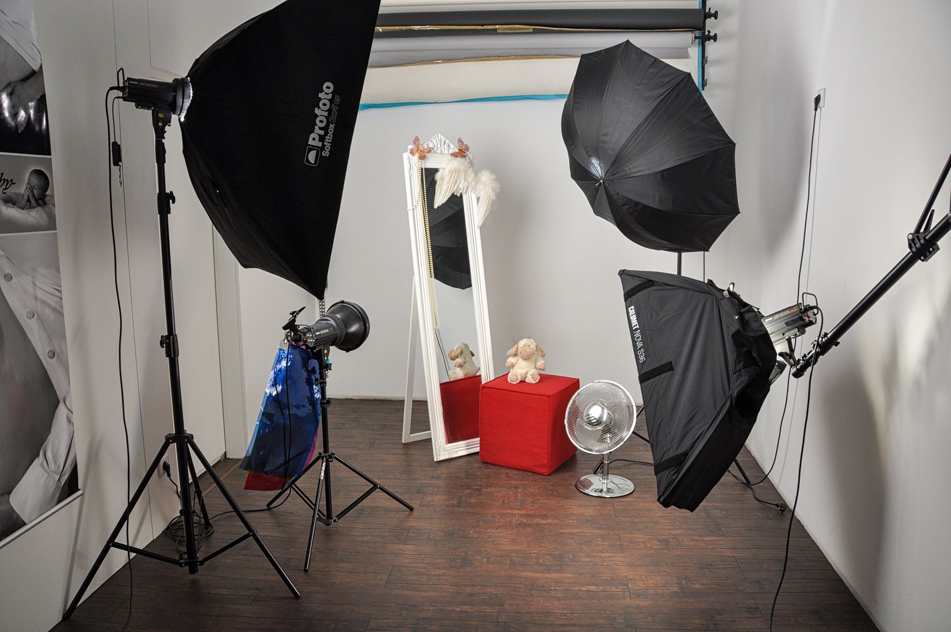Interijer fotografskog studija Lumen